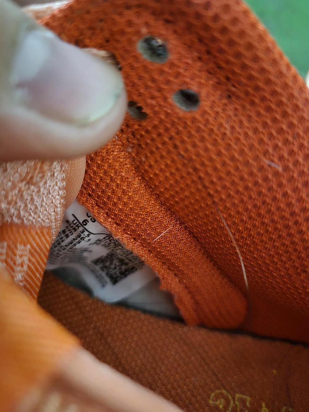 Nike Kids Orange and Pink Sunburst Accent Sneakers - Picture 3 of 5